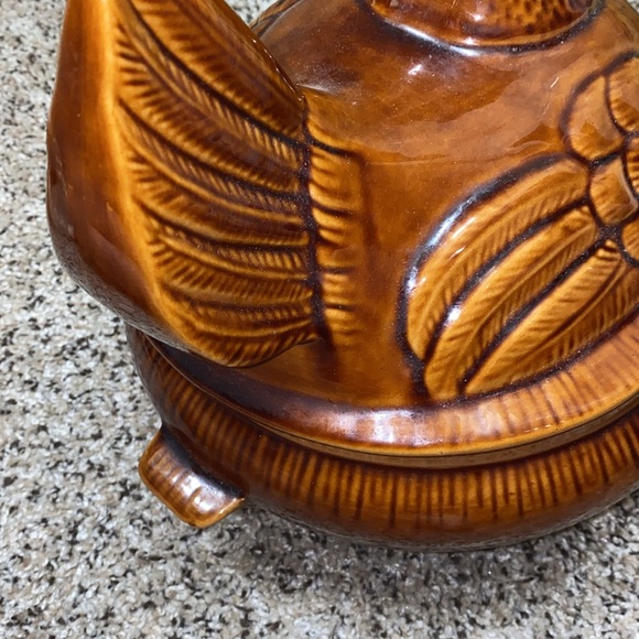 🐚California Pottery Hen on Nest Soup Tureen! - Picture 5 of 14